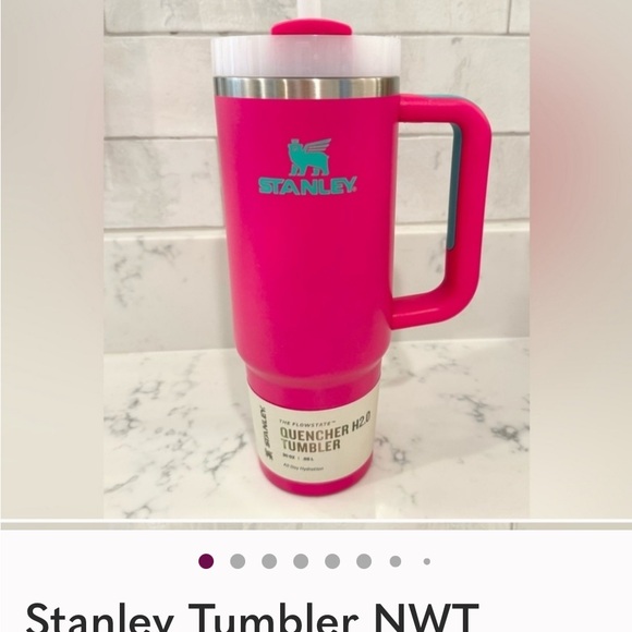 Stanley Vibrant Pink Quencher Tumbler - Picture 3 of 3